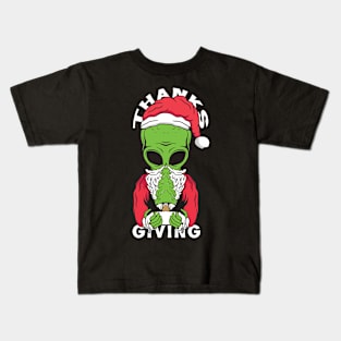 Thanksgiving Alien Kids T-Shirt